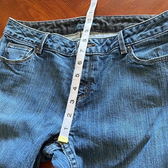 Simply Vera Vera Wang Size 6 Blue Stretch Denim Jeans Bootcut Westerncore - Picture 8 of 10